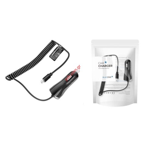 Φορτιστής αυτοκινήτου PR-12V2A Black 12v/2.1A W/Cable 1M microUSB σε μαύρο χρώμα Box Φορτιστής αυτοκινήτου PR-12V2A Black 12v/2.1A W/Cable 1M microUSB σε μαύρο χρώμα Box