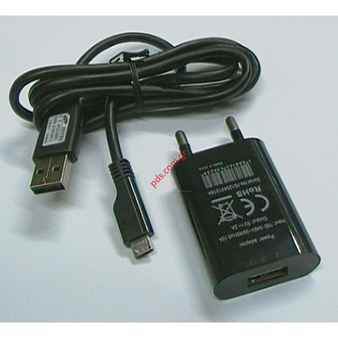 Φορτιστής σπιτιού Set (OEM) USB 5V-2A Black με καλώδιο MicroUSB Bulk Φορτιστής σπιτιού Set (OEM) USB 5V-2A Black με καλώδιο MicroUSB Bulk