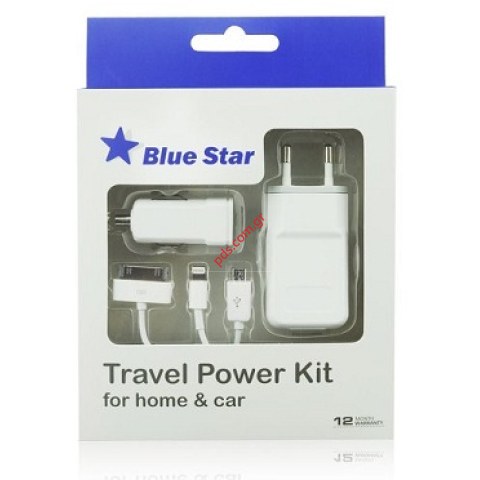 Πολυφορτιστής σπιτιού σετ 4 σε 1 για iPhone 3G/4/5/Micro USB 1A Πολυφορτιστής σπιτιού σετ 4 σε 1 για iPhone 3G/4/5/Micro USB 1A