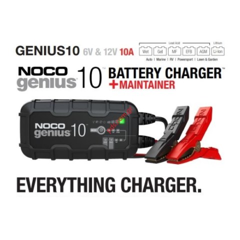 Αυτόματος φορτιστής συντηρητής μπαταριών NOCO Genius 10 12V/10A  Αυτόματος φορτιστής συντηρητής μπαταριών NOCO Genius 10 12V/10A