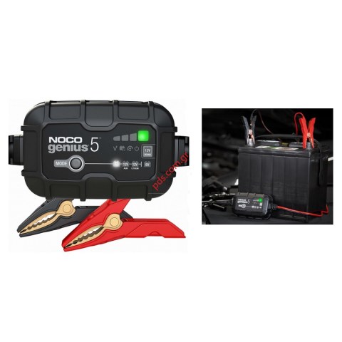 Αυτόματος φορτιστής συντηρητής μπαταριών NOCO Genius 5 12V/5A Βοχ Αυτόματος φορτιστής συντηρητής μπαταριών NOCO Genius 5 12V/5A Βοχ
