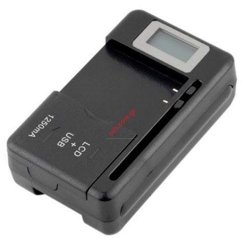 Φορτιστής μπαταρίων ρεύματος PT QC-64 input 220V και USB συμβατό με όλους τους τύπους (BLISTER)