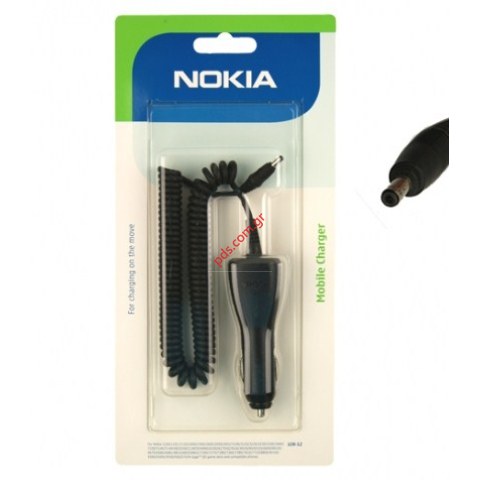 Γνήσιος φορτιστής αυτοκινήτου LCH-12 NOKIA Blister (ΕΞΑΝΤΛΗΘΗΚΑΝ) Γνήσιος φορτιστής αυτοκινήτου LCH-12 NOKIA Blister (ΕΞΑΝΤΛΗΘΗΚΑΝ)