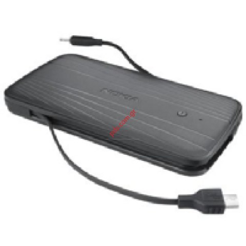 Γνήσιος εξωτερικός φορτιστής DC-11 Nokia Extra Power Pack (EU Blister) Black (ΕΞΑΝΤΛΗΘΗΚΑΝ)
