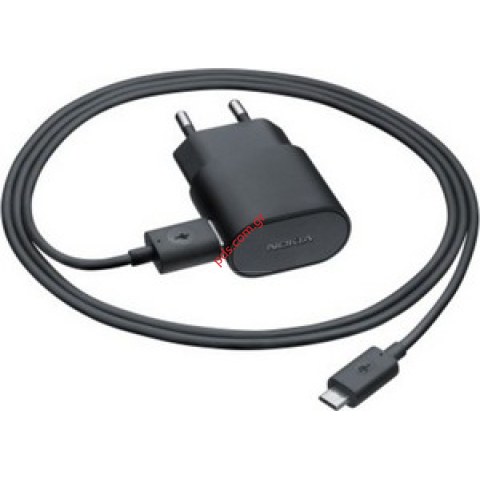 Γνήσιος φορτιστής Nokia AC-50E Bulk Fast USB Charger MicroUSB σε USB CA-190CD.