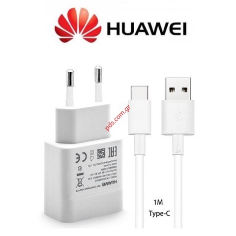 Γνήσιος φορτιστής set Huawei charger AP-32 Type C με καλώδιο BOX.
