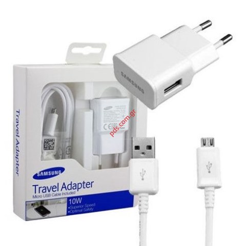 Γνήσιος φορτιστής σετ White Samsung EP-TA12EWEU MicroUSB 2A σε λευκό χρώμα (EU Blister). Γνήσιος φορτιστής σετ White Samsung EP-TA12EWEU MicroUSB 2A σε λευκό χρώμα (EU Blister).