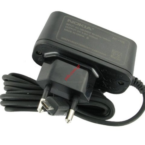 Γνήσιος φορτιστής σπιτιού Nokia AC-10E 220Volt micro usb (BULK) PLEASE NOTE: Only compatible with nokia phones/Συμβατός μόνο με συσκευές ΝΟΚΙΑ