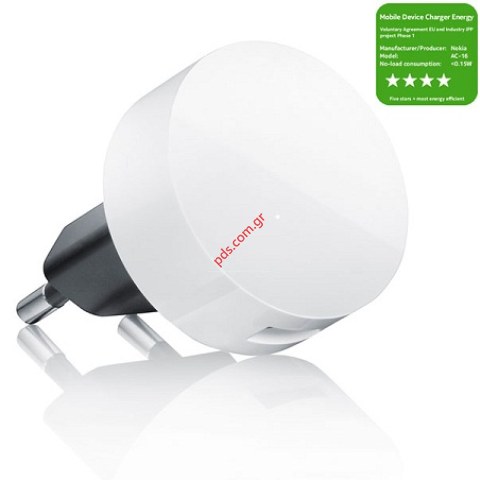 Γνήσιος φορτιστής σπιτιού Nokia AC-16E Bulk 5V - 1A USB