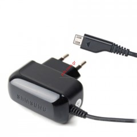 Γνήσιος φορτιστής σπιτιού Samsung ETA-3030EBE Bulk MicroUSB Black σε μαύρο χρώμα 