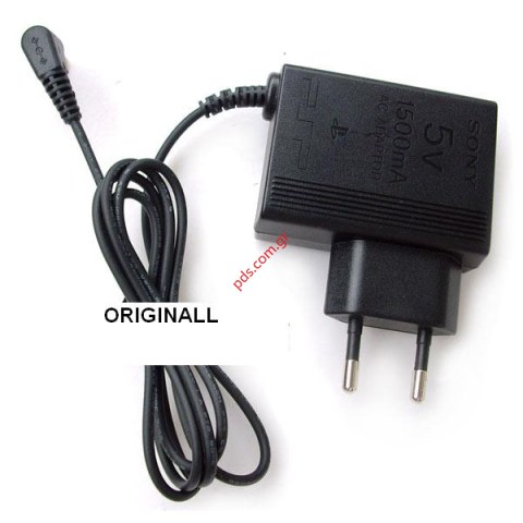 Γνήσιος φορτιστής σπιτιού SONY PSP series 1000, 2000, 3000 (output 5V 1500mAh) Bulk (ΕΞΑΝΤΛΗΘΗΚΑΝ)