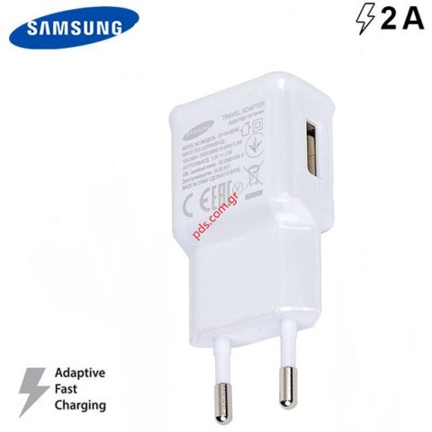 Original Samsung USB Adaptor EP-TA20EWE White Travel Charger (Bulk)