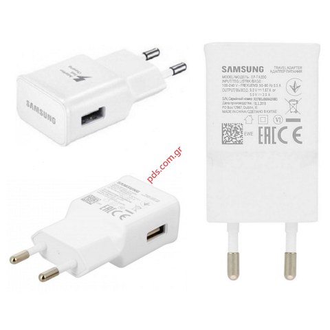 Original Samsung USB Adaptor Samsung EP-TA200EWE White Travel Charger (Bulk) FAST CHARGER