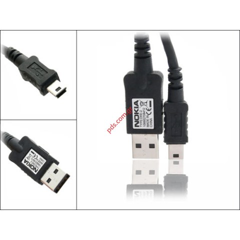 Γνήσιο καλώδιο Mini USB για Nokia DKE-2 Bulk (LIMITED STOCK) Γνήσιο καλώδιο Mini USB για Nokia DKE-2 Bulk (LIMITED STOCK)