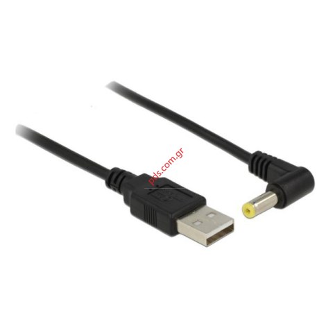 Cable USB to Plug Jack DC 4.0 x 1.7mm, Angle, 1m 