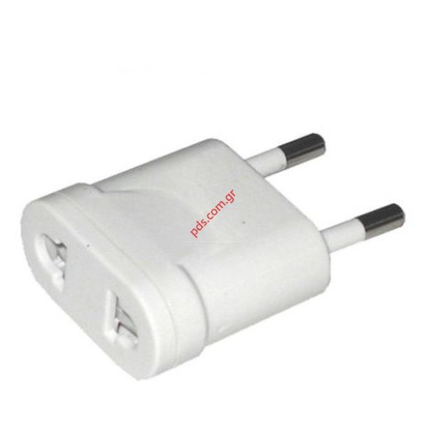 Power adaptor US to EU Round pin White Power adaptor US to EU Round pin White