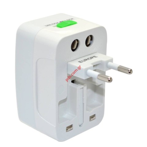 Αντάπτορας Ταξιδίου παγκόσμιος (EU, USA, UK, AUS, JAP, CN) 220/110V Universal power converter adaptor