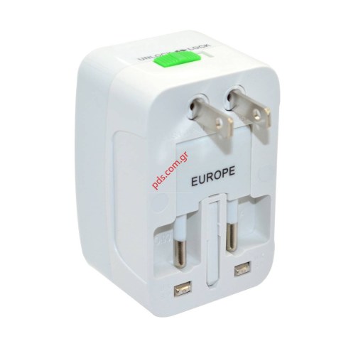 Αντάπτορας Ταξιδίου παγκόσμιος (EU, USA, UK, AUS, JAP, CN) 220/110V Universal power converter adaptor