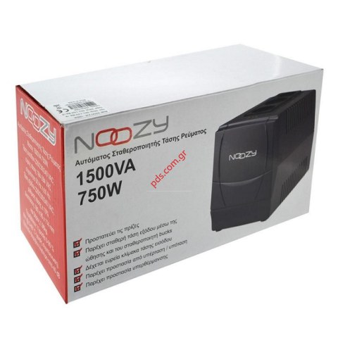 Power Stabilizer POWERTECH 1500VA with 3 Schuko German outlets Power Stabilizer POWERTECH 1500VA with 3 Schuko German outlets