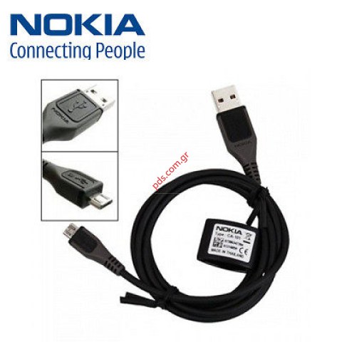 Original Nokia CA-101 MicroUSB (112cm) 2 connector Data cable Bulk Original Nokia CA-101 MicroUSB (112cm) 2 connector Data cable Bulk