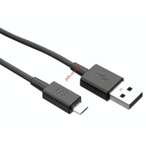 Γνήσιο καλώδιο MicroUSB Black Blackberry HDW-50071-001 (90cm) Bulk