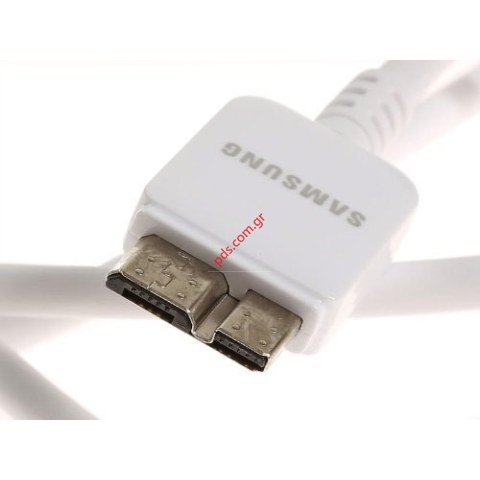 Γνήσιο καλώδιο Samsung Note 3 USB Data Cable white 1M ET-DQ10YOWEG/ET-DQ11Y1WE Bulk (LIMITED STOCK)
