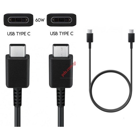 Original Data Cable Samsung Type-C to Type-C EP-DA705BBE (Bulk)  Black. Original Data Cable Samsung Type-C to Type-C EP-DA705BBE (Bulk)  Black.