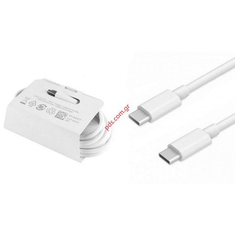 Original Cable USB SAMSUNG EP-DG977BWE White USB-C to USB-C 1m Bulk Original Cable USB SAMSUNG EP-DG977BWE White USB-C to USB-C 1m Bulk