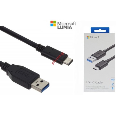 Original cable USB Type-C Nokia Microsoft CA-232CD for Lumia 950, 950 XL, LG Nexus 5X, Huawei Nexus 6P, Huawei P9 (BLISTER) Original cable USB Type-C Nokia Microsoft CA-232CD for Lumia 950, 950 XL, LG Nexus 5X, Huawei Nexus 6P, Huawei P9 (BLISTER)