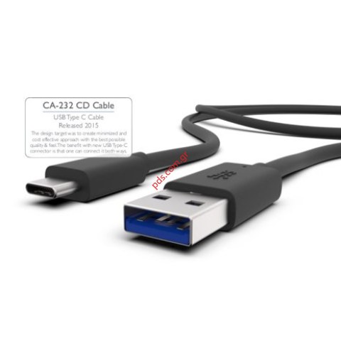 Γνήσιο καλώδιο USB Type-C Nokia Microsoft CA-232CD για Lumia 950, 950 XL, LG Nexus 5X, Huawei Nexus 6P, Huawei P9 (BULK)
