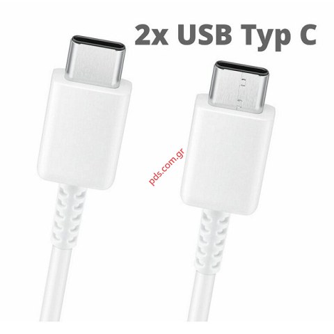 Original Data Cable Samsung Type-C to Type-C EP-DA705BBE (Bulk)  White. Original Data Cable Samsung Type-C to Type-C EP-DA705BBE (Bulk)  White.