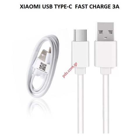 Original cable Xiaomi (SJX14ZM) 18W USB 2.0 / USB-C white male / USB-A male 1m Bulk