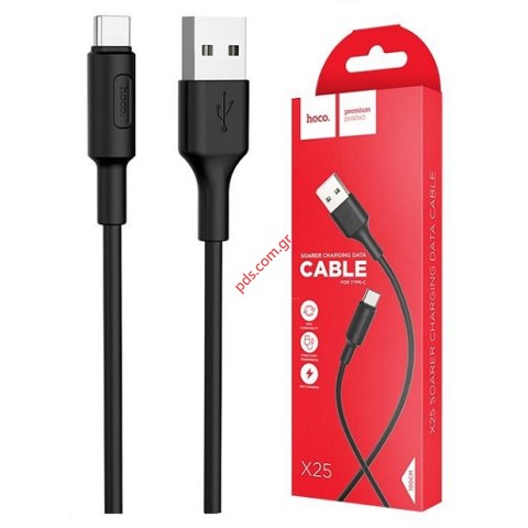 Καλώδιο Hoco X25 Type-C Fast Charger Black Box