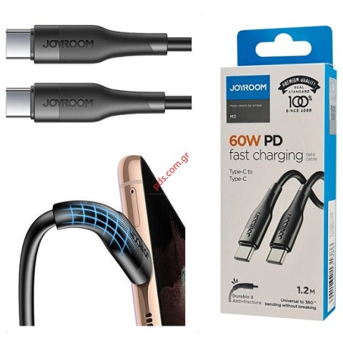 Cable charge & data Joyroom 60W 1.2M USB-C Black Box Cable charge & data Joyroom 60W 1.2M USB-C Black Box