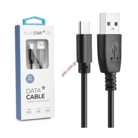 Data Cable USB BS TYPE-C Quick charge (1.2 METER) Black Data Cable USB BS TYPE-C Quick charge (1.2 METER) Black