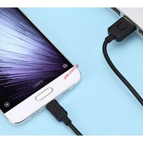 Καλώδιο USB Cable Type C Usams SJ099 1M Black U TURN Blister σε μαύρο χρώμα