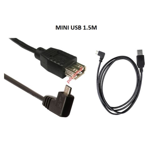 Καλώδιο Mini USB Data Cable Universal 1.5M (Γωνία) 5Pin Angle Bulk Καλώδιο Mini USB Data Cable Universal 1.5M (Γωνία) 5Pin Angle Bulk