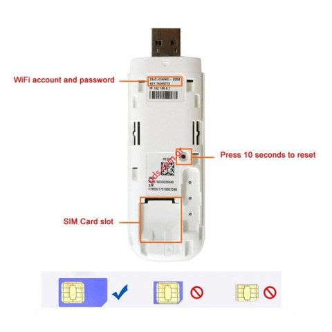 Stick modem USB GSM Huawei E8372h-320 4G LTE 150MB/s WiFi (EOL) Box