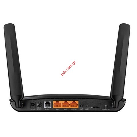 Desktop Router TP-Link TL-MR6500v v2.0, N300 4G LTE Voice and internet VoLTE/CSFB/VoIP WiFi Voice & internet Black Box