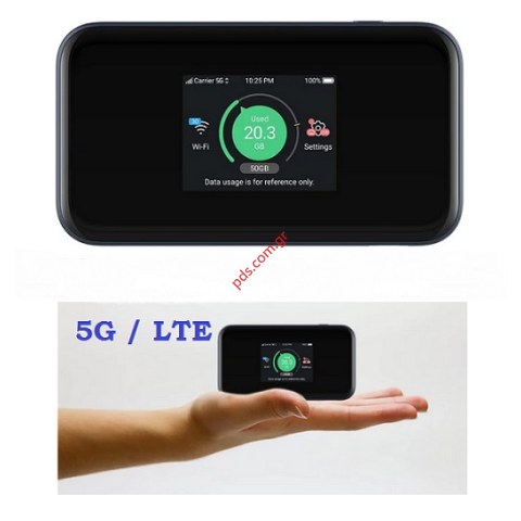 Φορητό ZTE MU5001 Hotspot Galet 5G 4G Category 22 WiFi 6 battery Lion 4500mAh Black Box