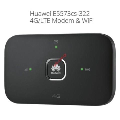 Συσκευή Modem & WiFi Router Huawei E5573cs-322 4G/LTE Black