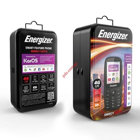 Κινητό τηλέφωνο Energizer Energy E241 2.4inch 512/4GB Black σε μαύρο χρώμα