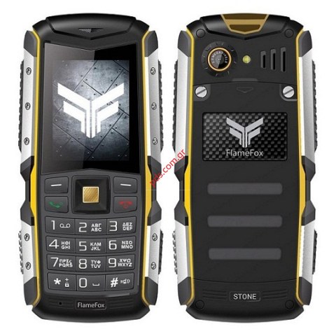 Κινητό τηλέφωνο Flame FOX Stone (Dual Sim) 2 Waterproof Li-Ion 2570mAh με ελληνικό πληκτρολόγιο και μενού ΕΞΑΝΤΛΗΘΗΚΑΝ