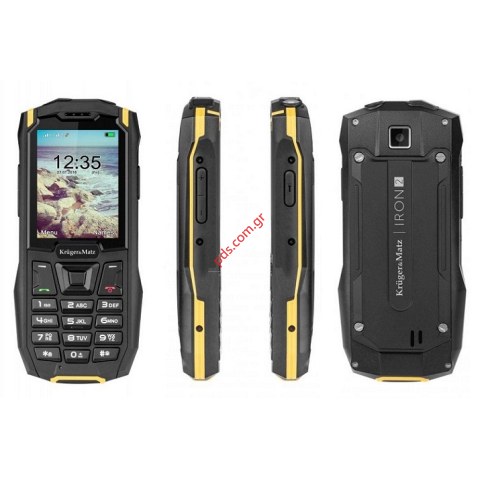 Κινητό Τηλέφωνο Kruger&Matz IRON 2 ανθεκτικό σε χτυπήματα και νερό   