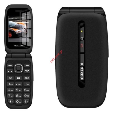 Κινητό τηλέφωνο Maxcom Comfort MM828 2.4 inch 4G Black με Κάμερα, Ραδιόφωνο και Πλήκτρο Έκτακτης Ανάγκης 1200 mAh Μαύρο Box