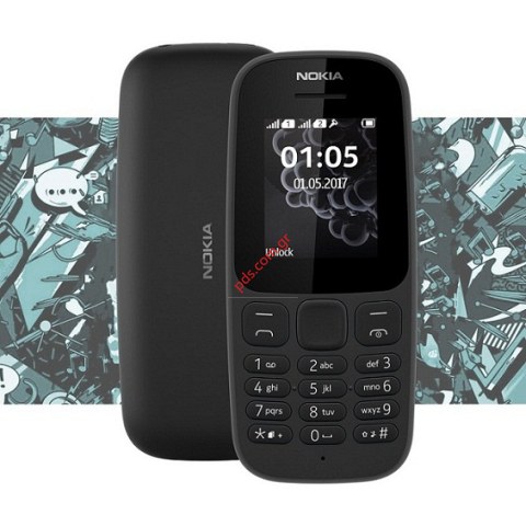 Mobile phone Nokia 105 Dual Sim Black and white (NOKIA-105-2017)
