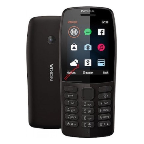 Mobile Phone Nokia 210 Dual SIM with Buttons Black 