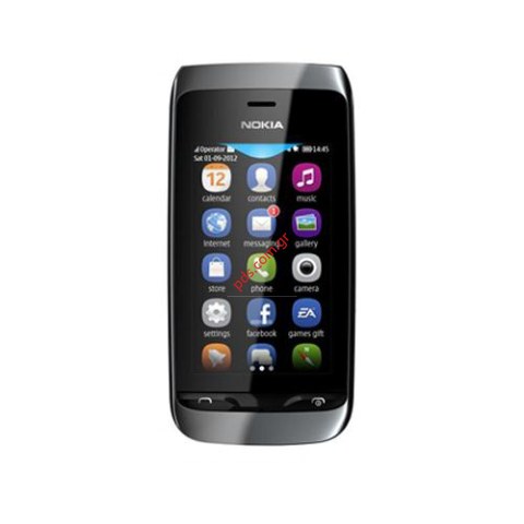 Κινητό τηλέφωνο Nokia Asha 308 Μαύρο (Black) Greek Κινητό τηλέφωνο Nokia Asha 308 Μαύρο (Black) Greek
