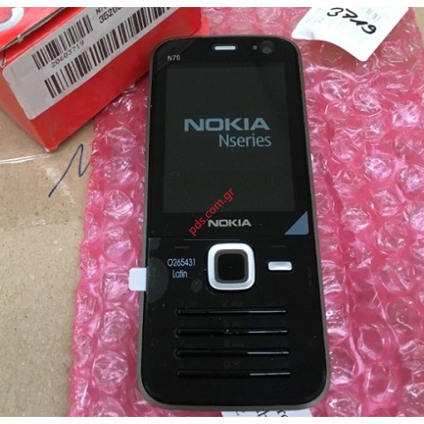 Mobile phone Nokia N78 (USED) Black BOX (NO ASSESORIES)