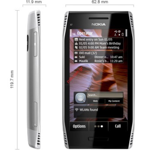 Κινητό τηλέφωνο Nokia X7-00 Light steel (Grey) Κινητό τηλέφωνο Nokia X7-00 Light steel (Grey)